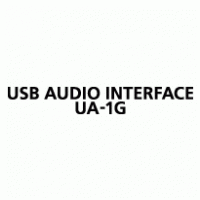 USB Audio Interface UA-1G Logo PNG Vector