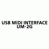 USB MIDI Interface UM-2G Logo PNG Vector