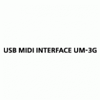 USB MIDI Interface UM-3G Logo PNG Vector