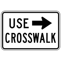 USE CROSSWALK Logo Vector