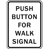 USH BUTTON FOR WALK SIGN Logo Vector