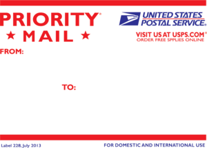 USPS Priority Mail Logo PNG Vector