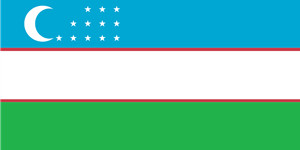 Uzbekistan Flag Logo PNG Vector