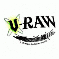 V-raw Logo PNG Vector