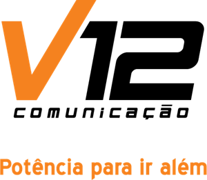 V12 Propaganda e Marketing Logo PNG Vector