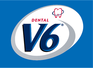V6 Dental Logo PNG Vector
