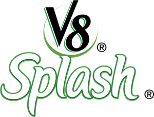 V8 Splash Logo Vector