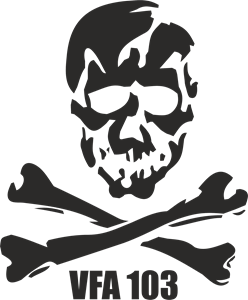 VFA 103 Skull Squadron Logo Vector