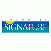 Vacances Signature Logo PNG Vector