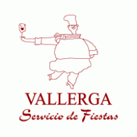 Vallerga Servicio de Fiestas Logo PNG Vector