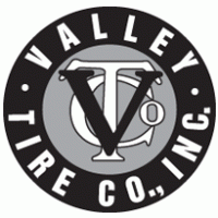 Valley Tire b&w Logo PNG Vector
