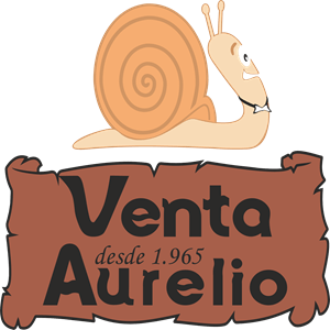 Venta Aurelio Restaurante Logo Vector