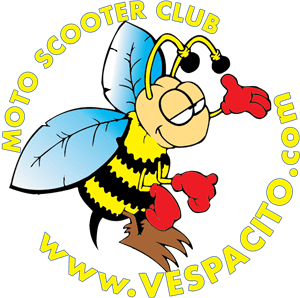 Vespacito moto scooter club Logo PNG Vector