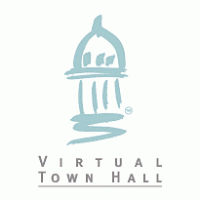 Virtual Town Hall Logo Vector