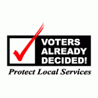 Voters Already Decided! Logo PNG Vector