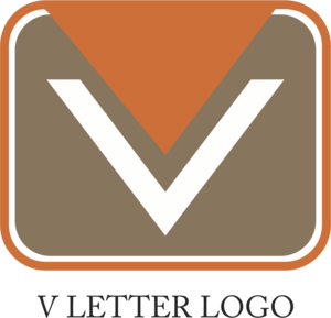 V Alphabet Idea Logo Vector