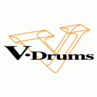V-Drums Logo PNG Vector