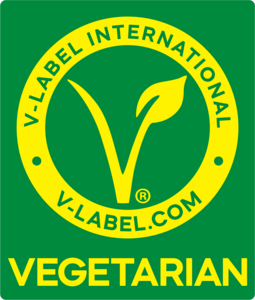 V-label Vegetarian Logo PNG Vector