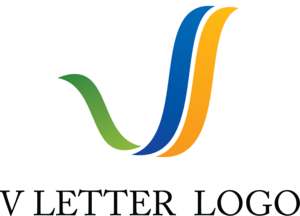 V Letter Alphabet Logo PNG Vector