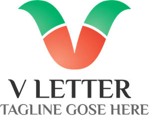 V Letter Company Logo PNG Vector