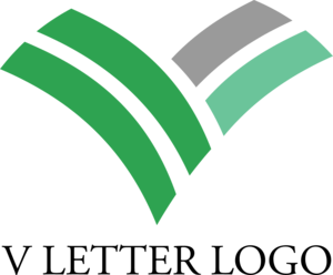 V Letter Logo PNG Vector