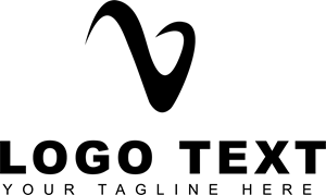 V letter Logo PNG Vector