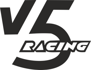 V5 - Racing Logo PNG Vector