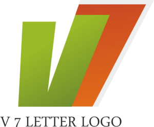V7 Letter Logo PNG Vector