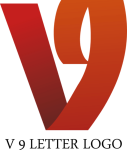 V9 Letter Logo PNG Vector