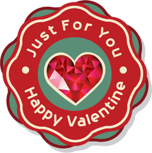 Valentine's Day Logo Vector