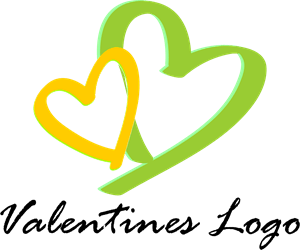 Valentine's Heart Logo PNG Vector