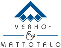 Verho- ja mattotalo Logo Vector