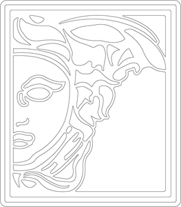 Versace Medusa Embossing Logo PNG Vector