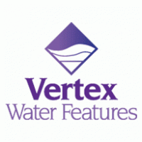 Vertex Water Features - Vertical Logo PNG Vector