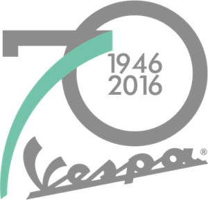 Vespa - 70º anniversary Logo PNG Vector