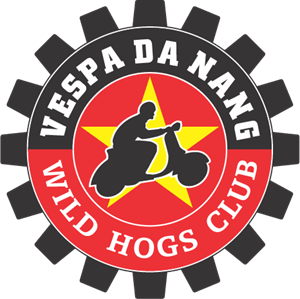 Vespa Danang Wild Hogs Club Logo Vector