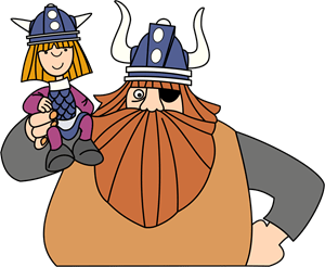 Vicky the Viking Logo PNG Vector