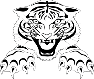 Vinoth Tiger Logo PNG Vector