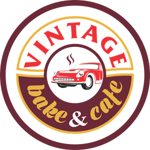 Vintage Bake & Cafe Logo PNG Vector