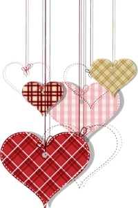 vintage heart valentine day Logo PNG Vector