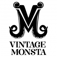 Vintage Monsta Logo PNG Vector