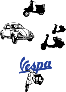 vintage cars Logo PNG Vector