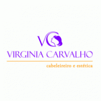 Virginia Carvalho cabeleireiro Logo Vector