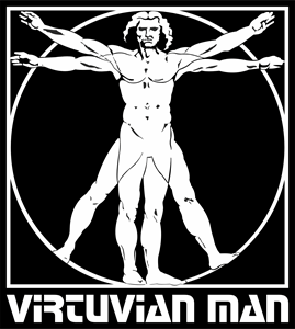 Virtuvian Man Logo PNG Vector
