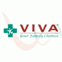 VIVA - Your Family Chemist Logo Vector