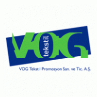 VOG Tekstil Logo Vector