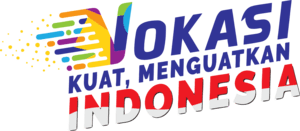 Vokasi Kuat Menguatkan Indonesia Logo PNG Vector