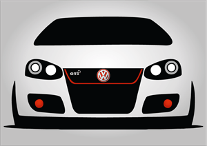 Volkswagen Golf - GTI Logo PNG Vector
