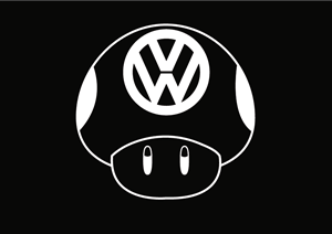 Volkswagen Mushroom Logo PNG Vector