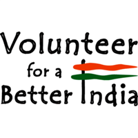 VOLUNTEER FOR A BETTER INDIA Logo PNG Vector